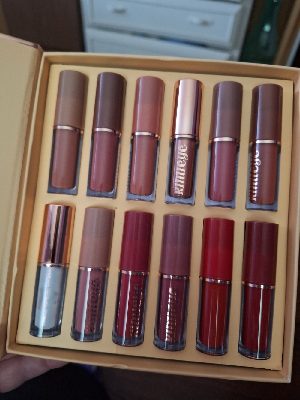 Nude & Red Liquid Lipstick Set - Assorted Matte Shades